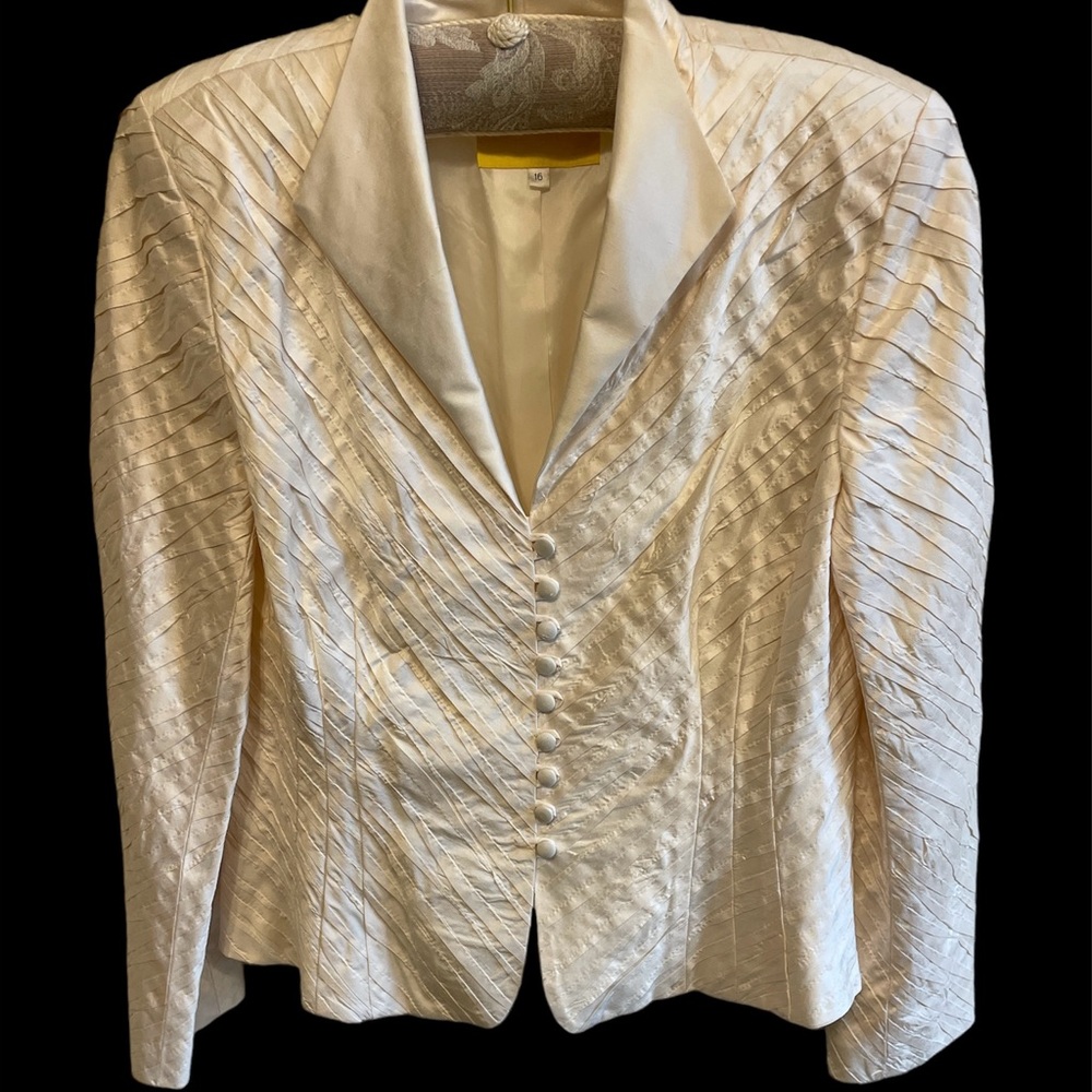 NWT Flores & Flores Silk Evening Jacket from Neiman-Marcus